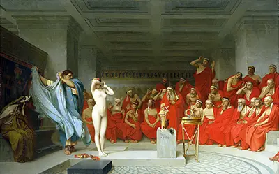Phryne before the Areopagus Jean-Leon Gerome